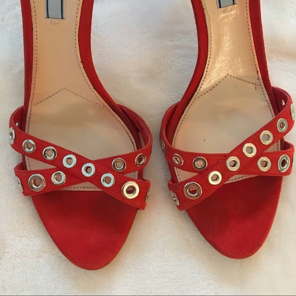 Prada orange strappy heels - Picture 2 of 11